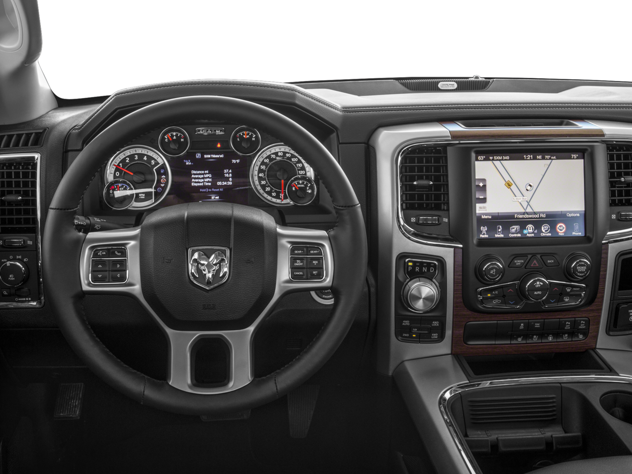2017 RAM 1500 Laramie Crew Cab 4x4 6'4' Box