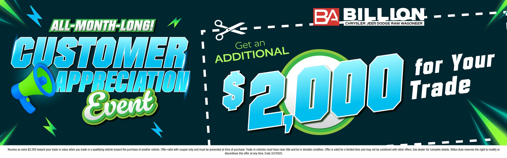 CUSTOMER APPRECIATION