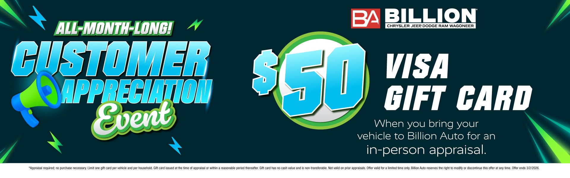 CUSTOMER APPRECIATION