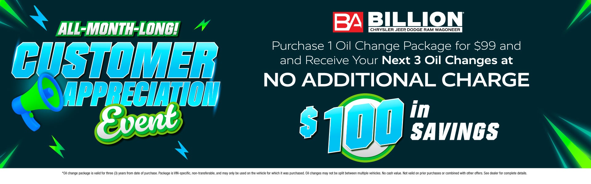 CUSTOMER APPRECIATION