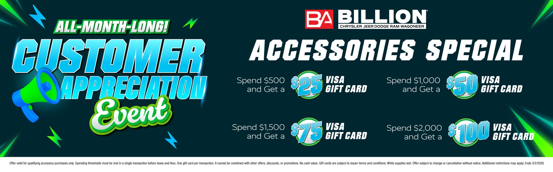 CUSTOMER APPRECIATION