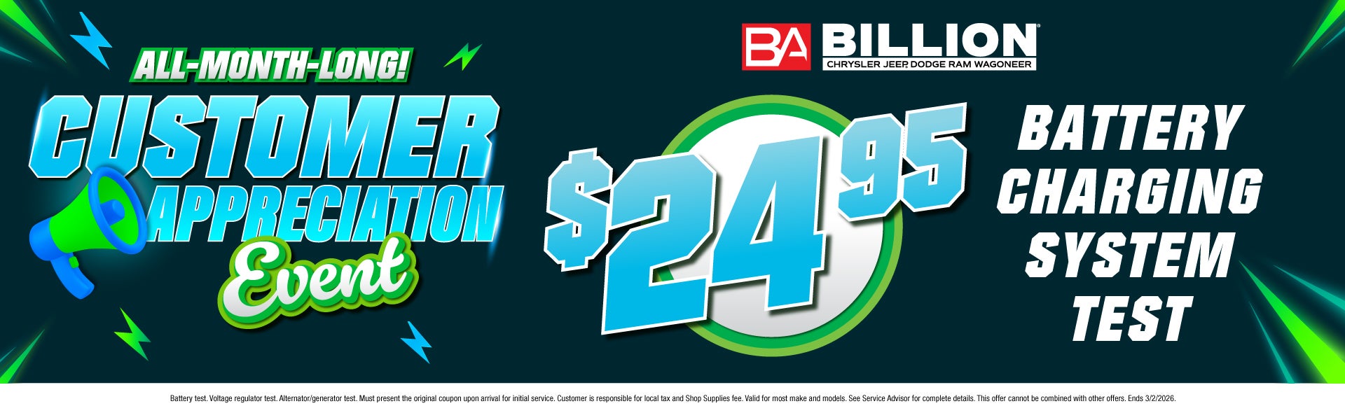 CUSTOMER APPRECIATION