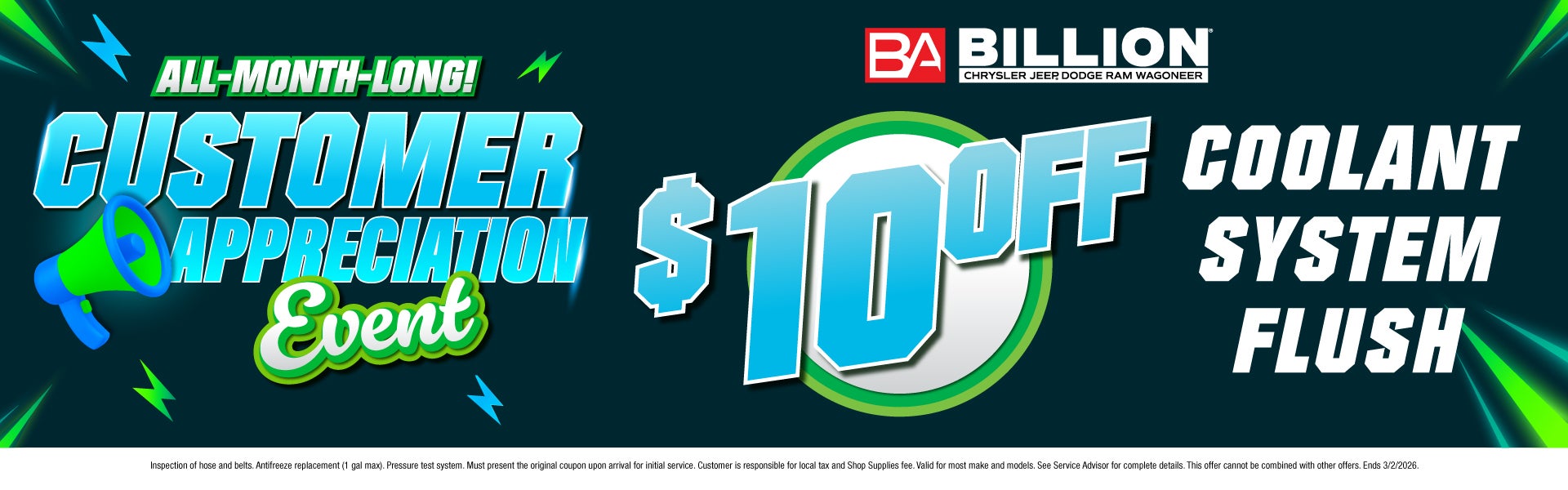 CUSTOMER APPRECIATION