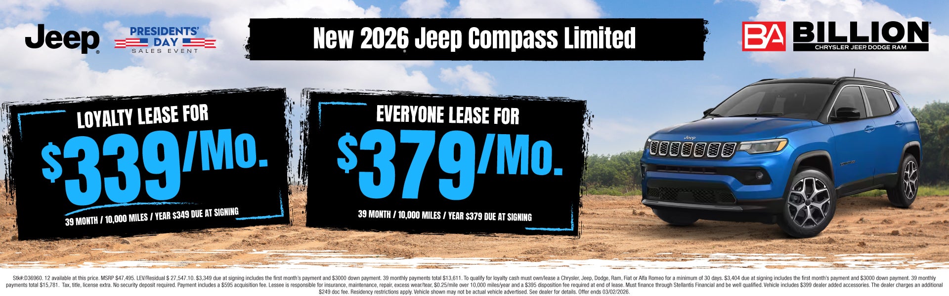 NEW 2026 JEEP COMPASS LIMITED