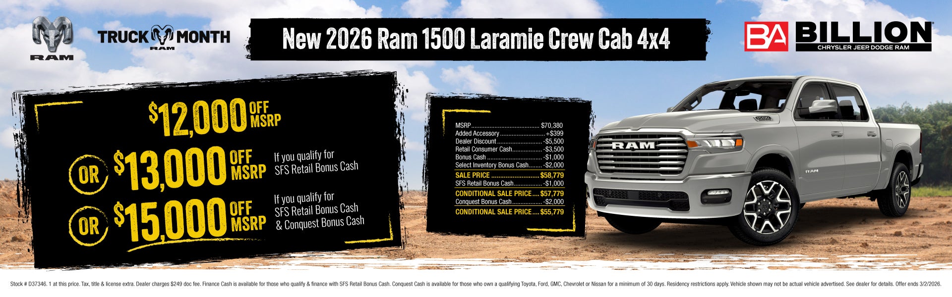NEW 2026 RAM 1500