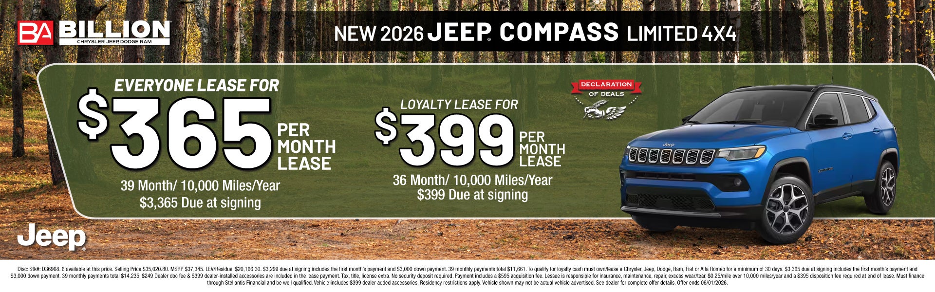 LEASE OFFER