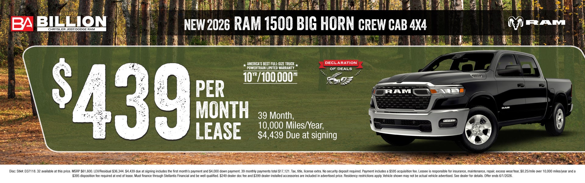 LEASE OFFER