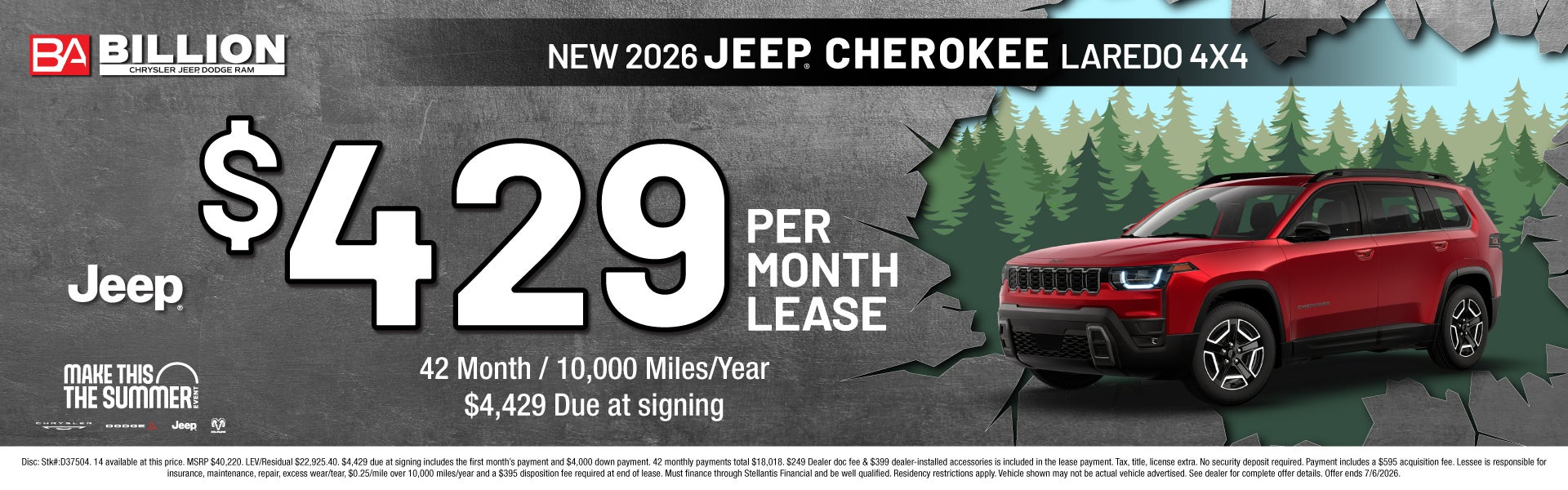 NEW 2026 JEEP CHEROKEE LAREDO