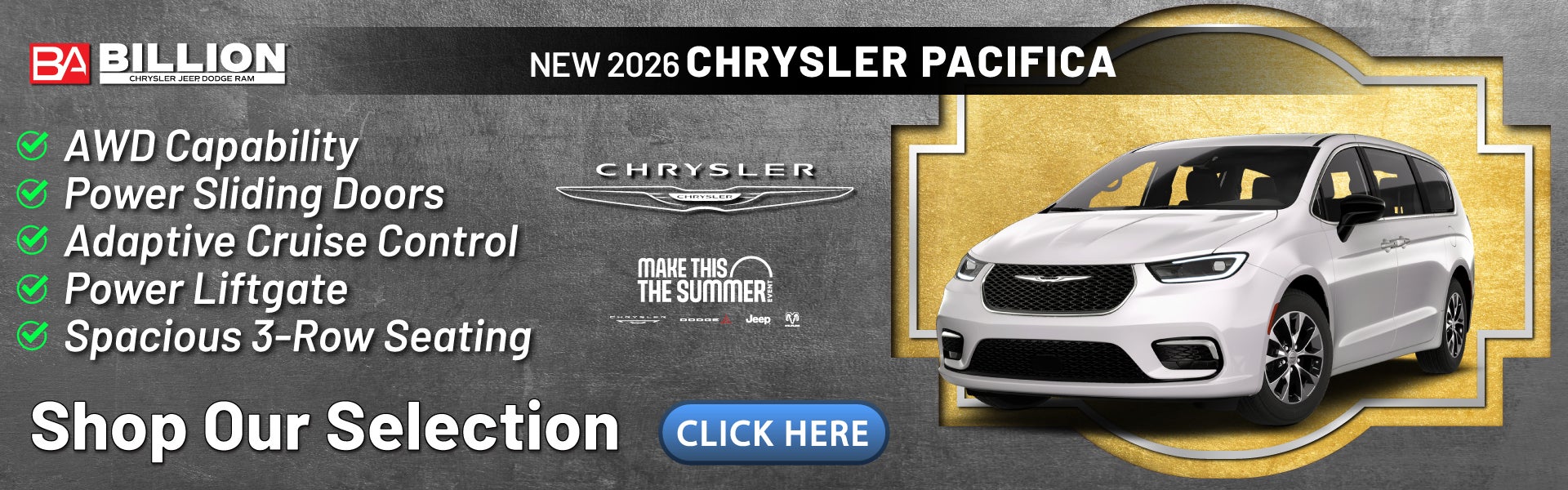 NEW 2026 CHRYSLER PACIFICA