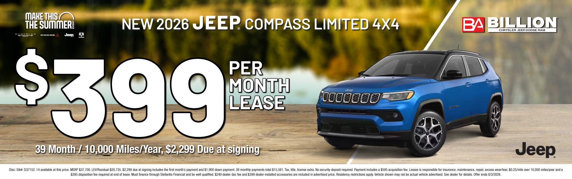 NEW 2026 JEEP COMPASS LIMITED