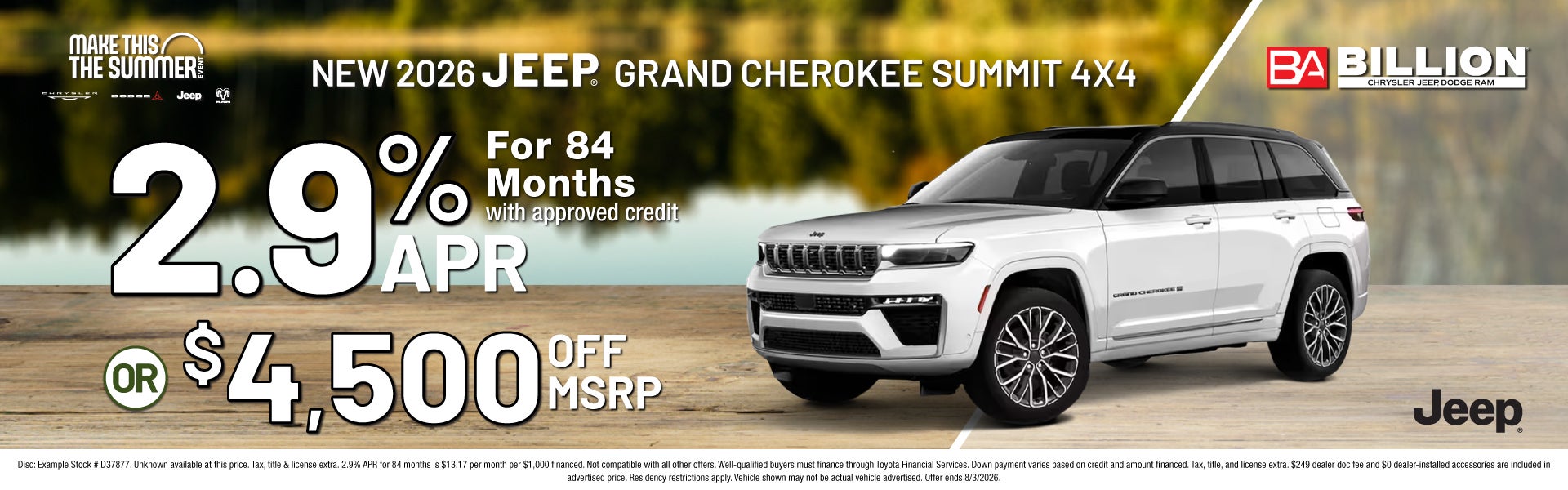 NEW 2026 JEEP GRAND CHEROKEE SUMMIT