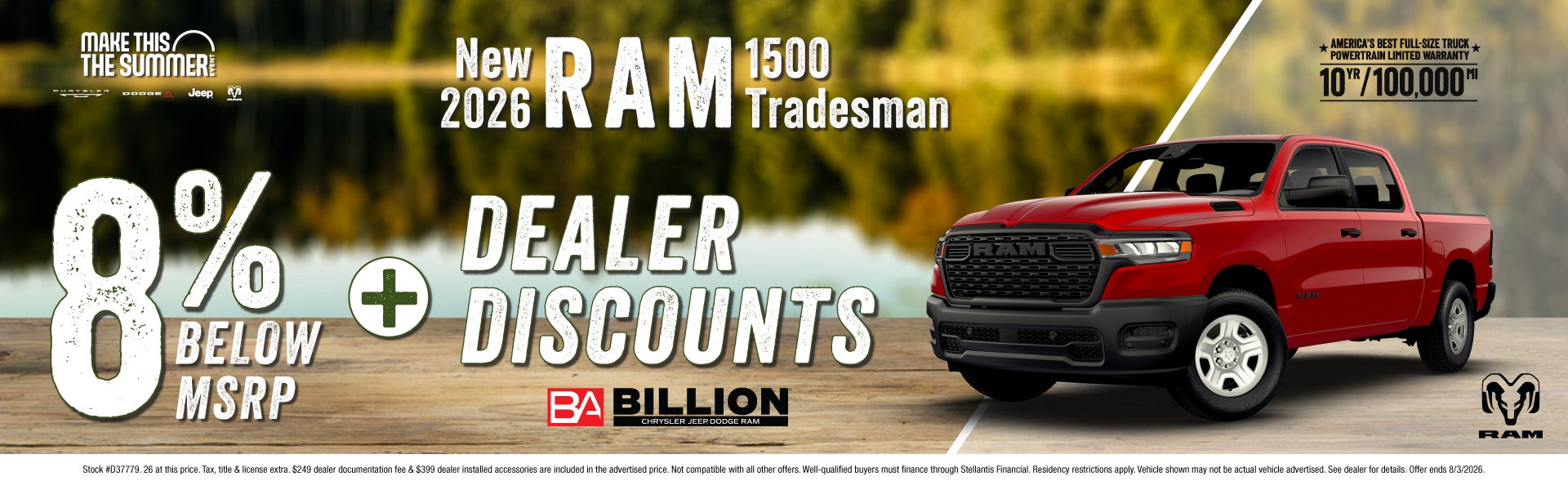 NEW 2026 RAM 1500 TRADESMAN