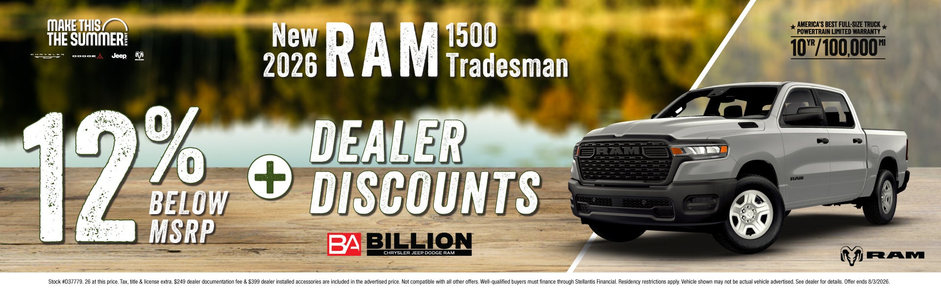 NEW 2026 RAM 1500 TRADESMAN