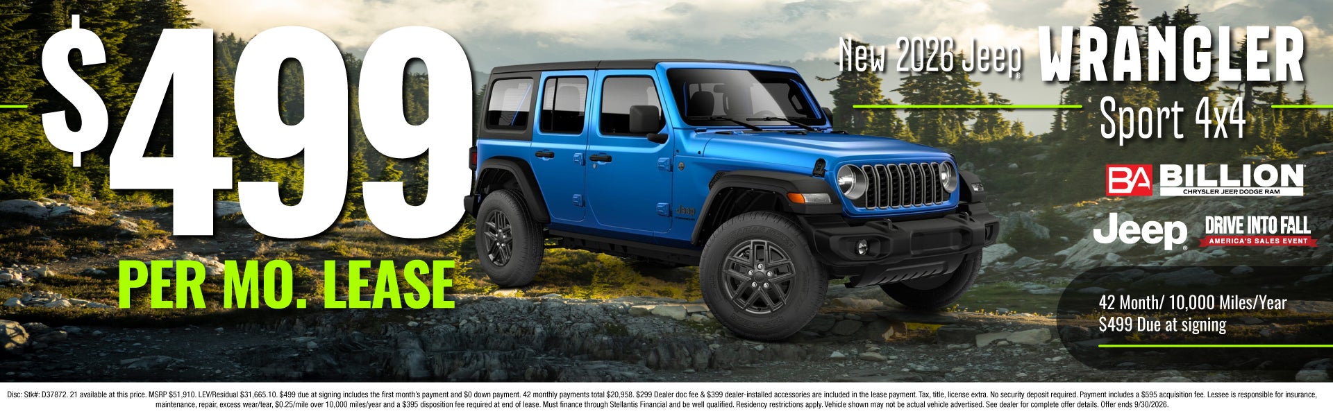 NEW 2026 JEEP WRANGLER SPORT