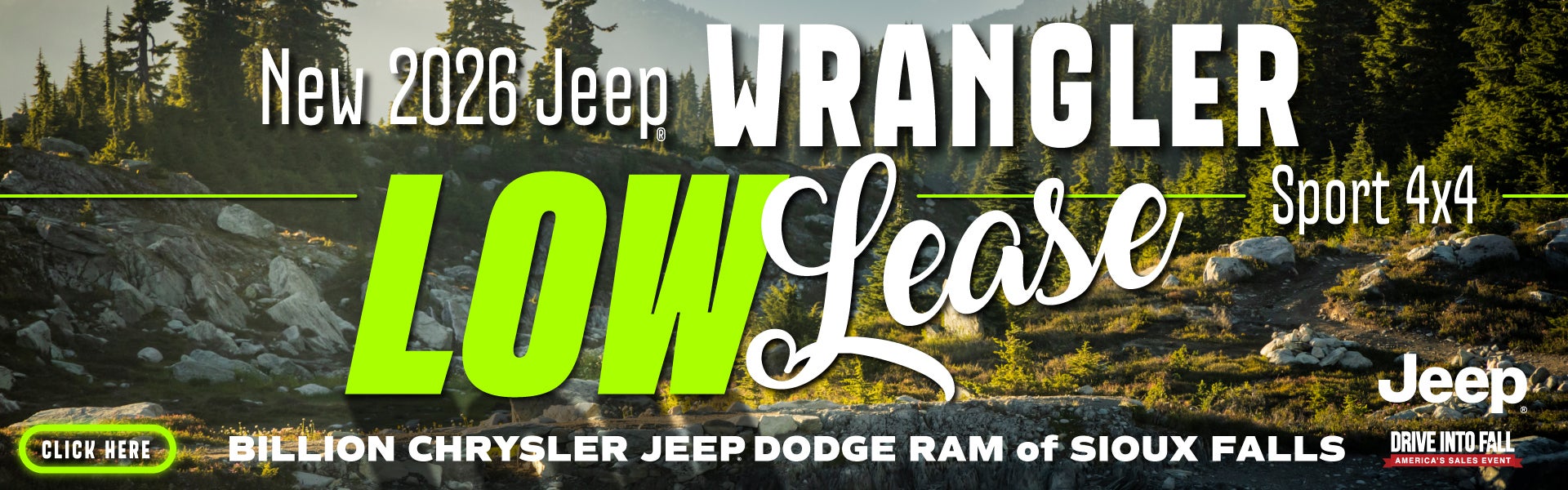 NEW 2026 JEEP WRANGLER SPORT