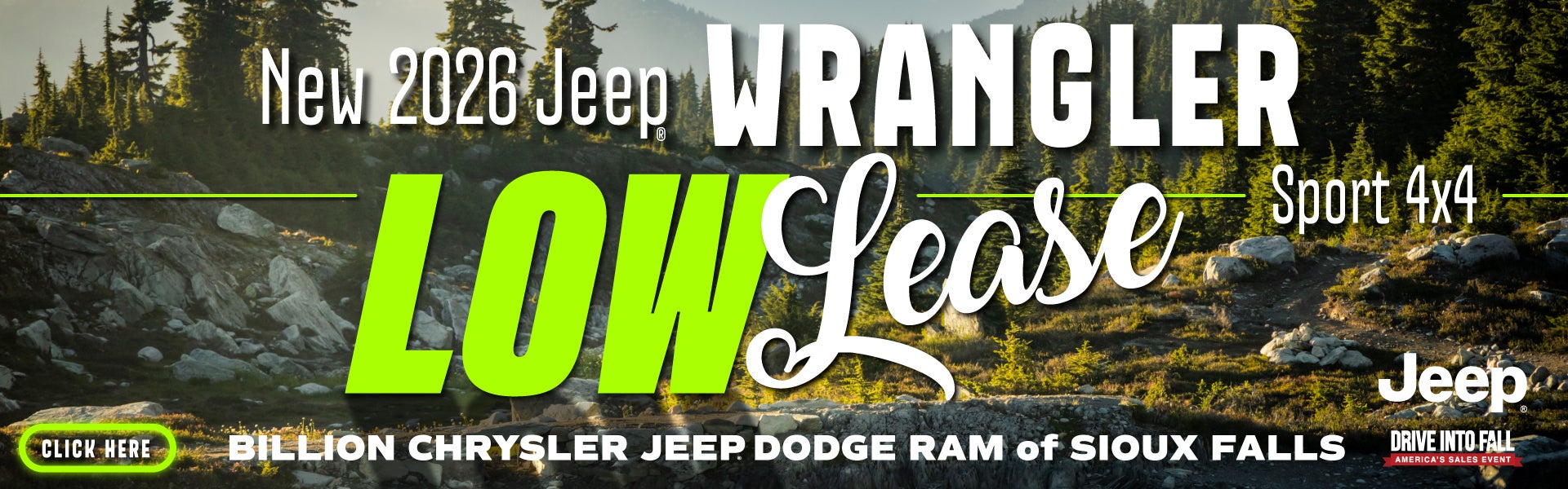 NEW 2026 JEEP WRANGLER SPORT
