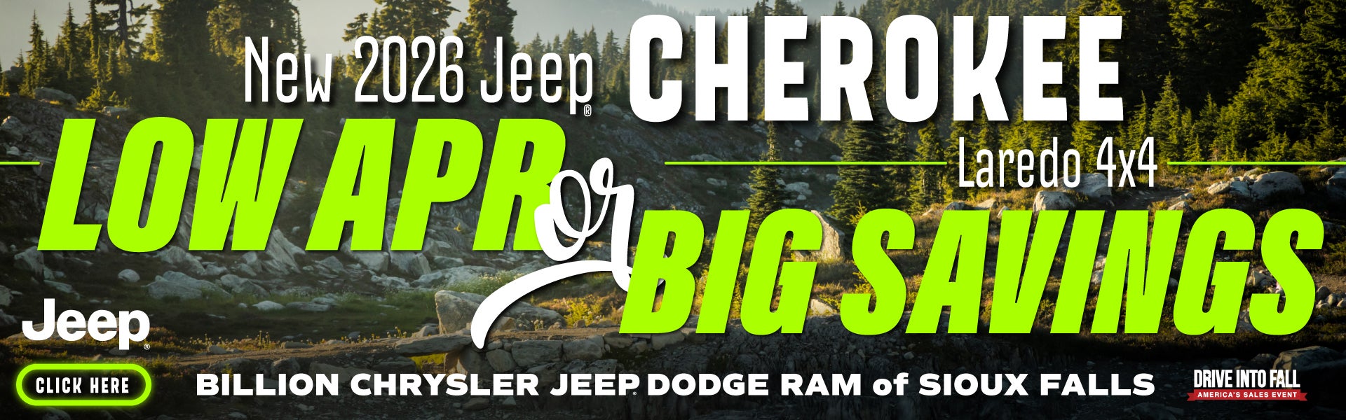 NEW 2026 JEEP CHEROKEE LAREDO