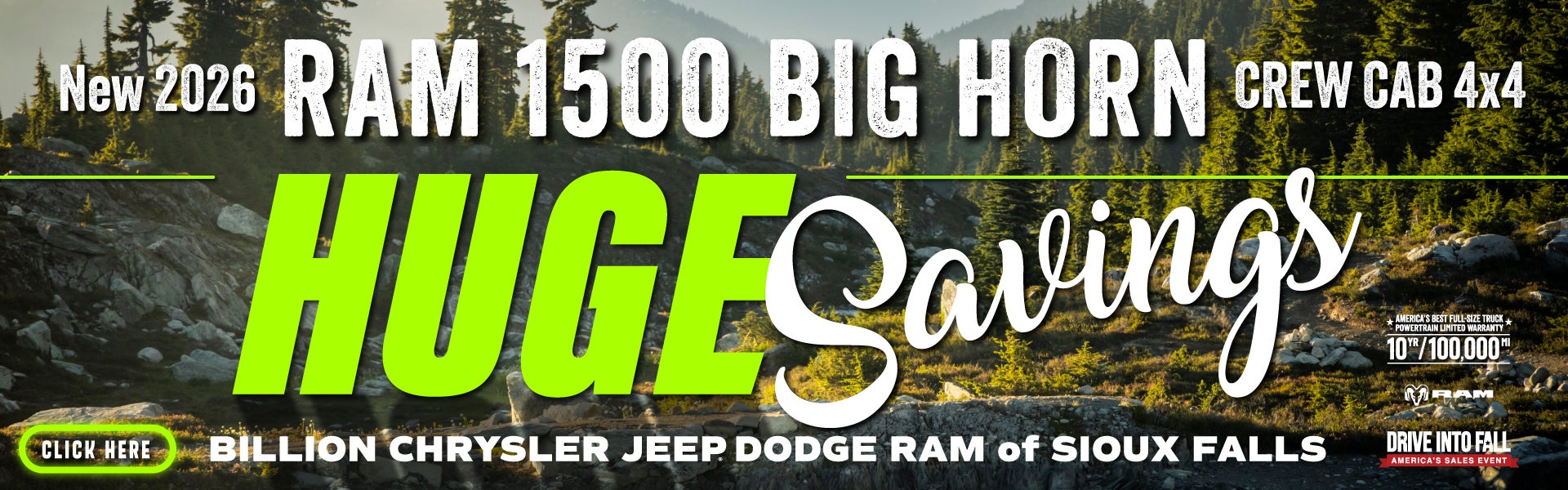 NEW 2026 RAM 1500 BIG HORN CREW CAB