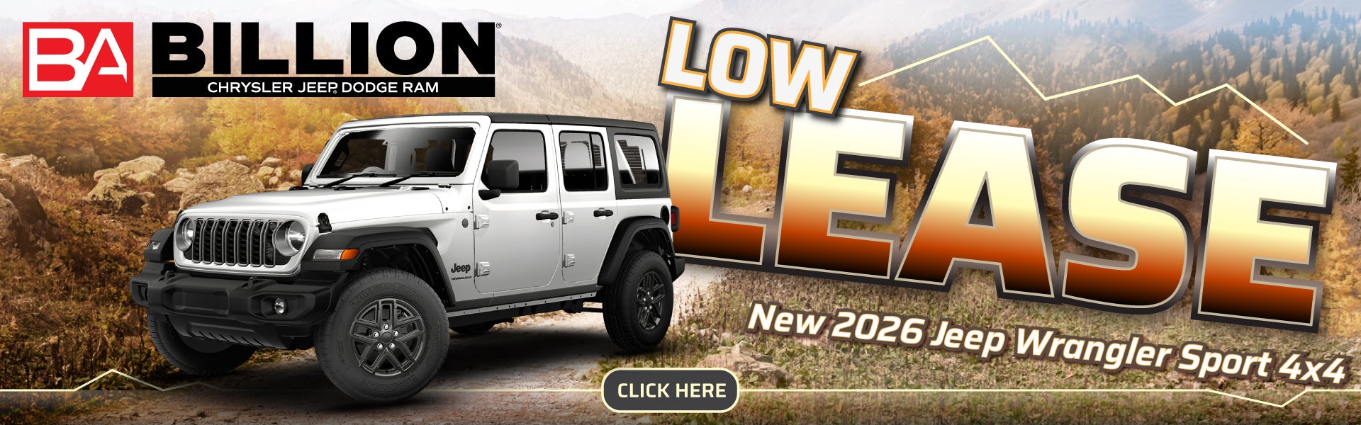 NEW 2026 JEEP WRANGLER SPORT