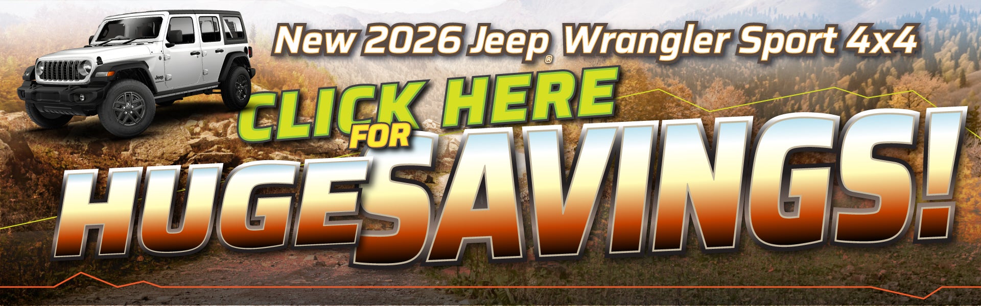 NEW 2026 JEEP WRANGLER SPORT