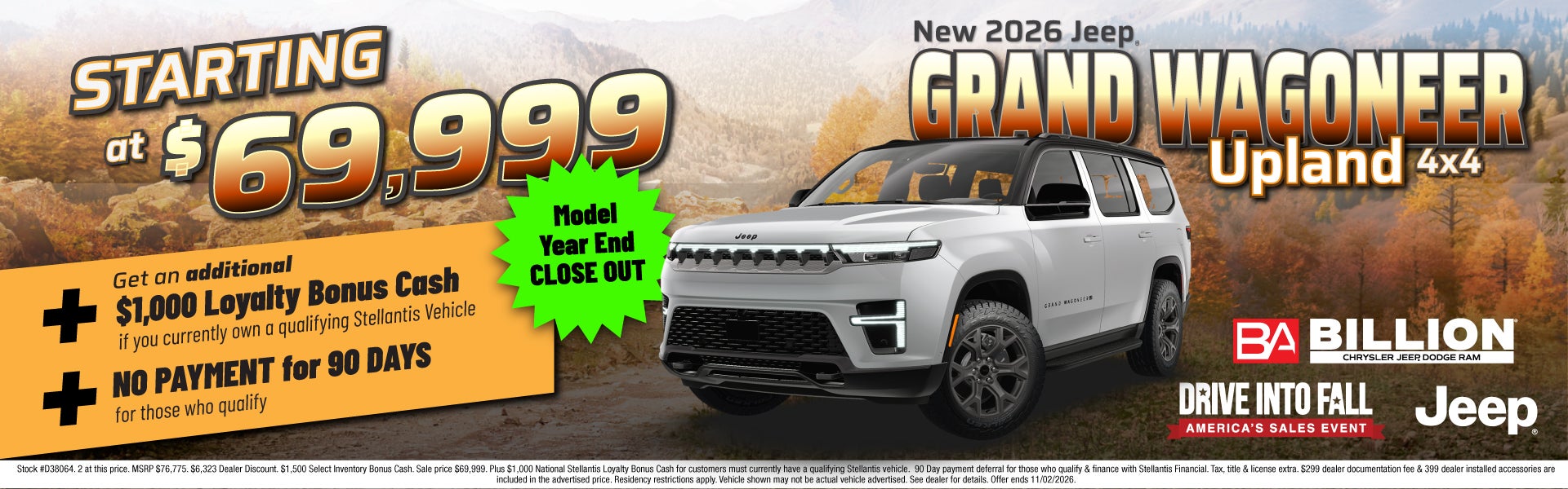 NEW 2026 JEEP GRAND WAGONEER UPLAND