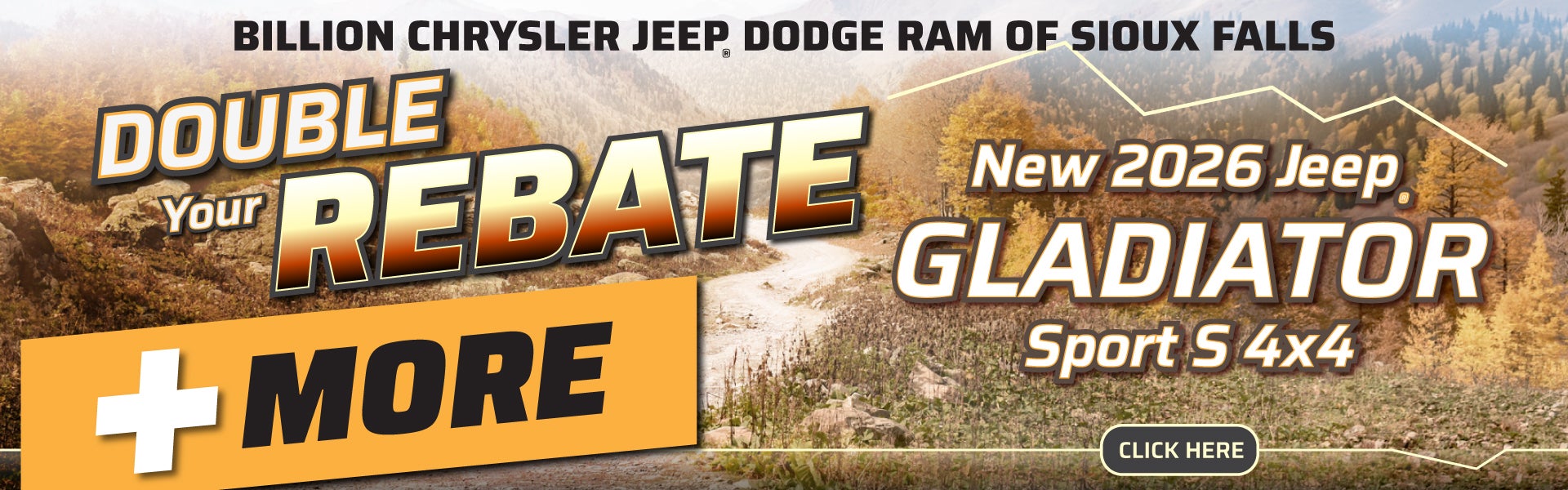 NEW 2026 JEEP GLADIATOR SPORT S